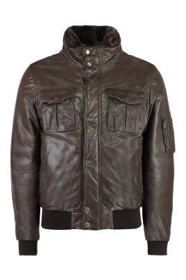 leather-jacket-with-goose-down-padding