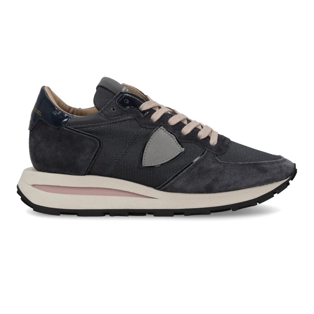 Philippe Model Trpx Haute Running Dames Schoenen Blauw