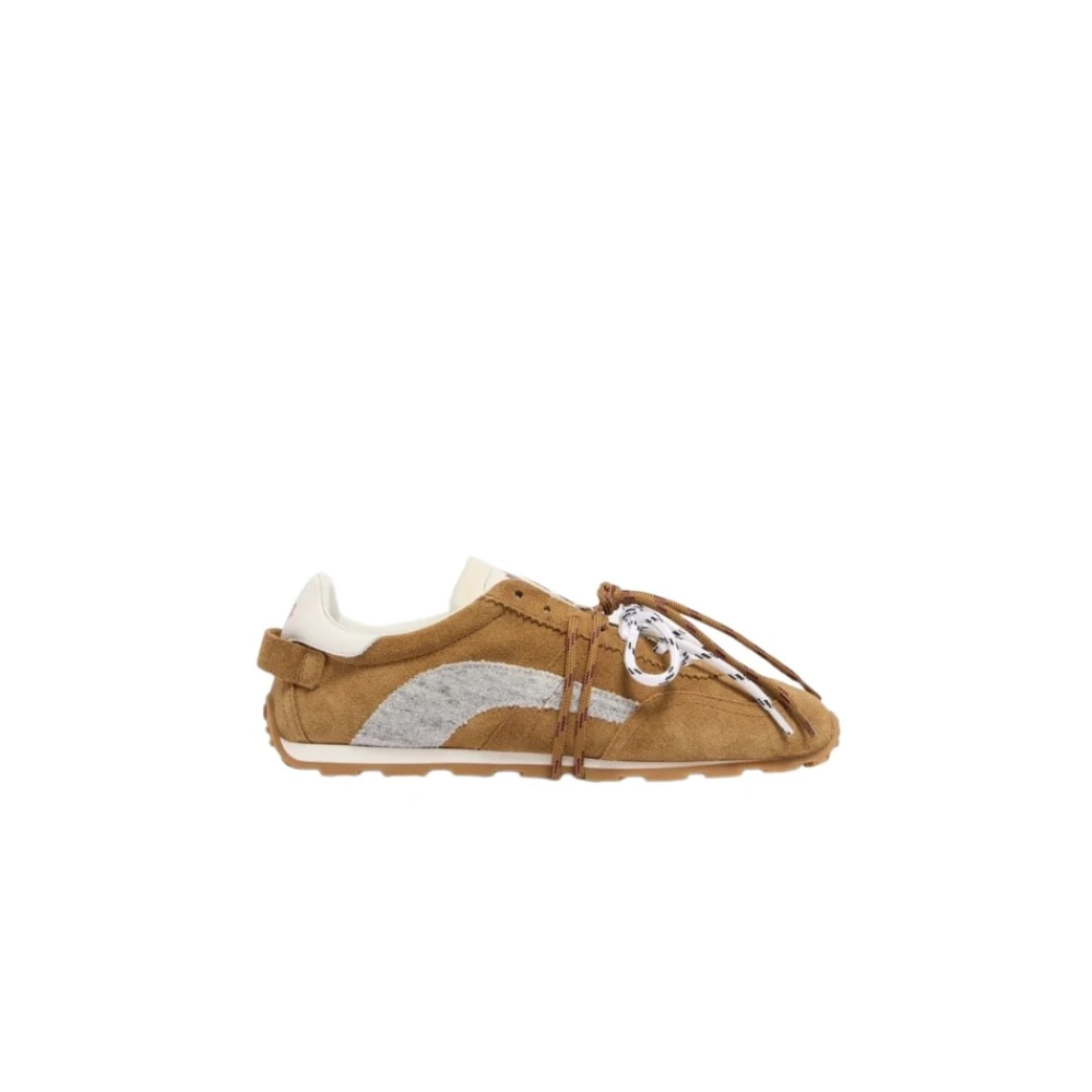 Dsquared2 Deportiva plana suela dentada Heren Schoenen Beige