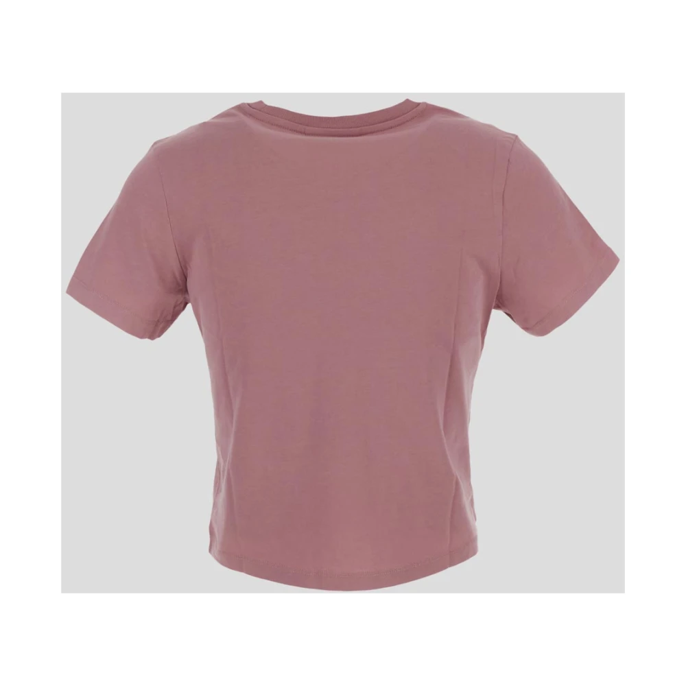 Maison Kitsuné Vos Katoenen T-Shirt Pink Dames