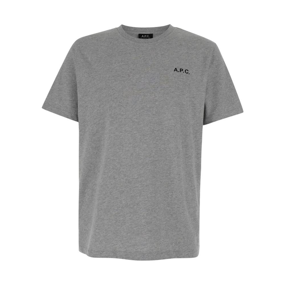 A.p.c. T-Shirts Gray Heren