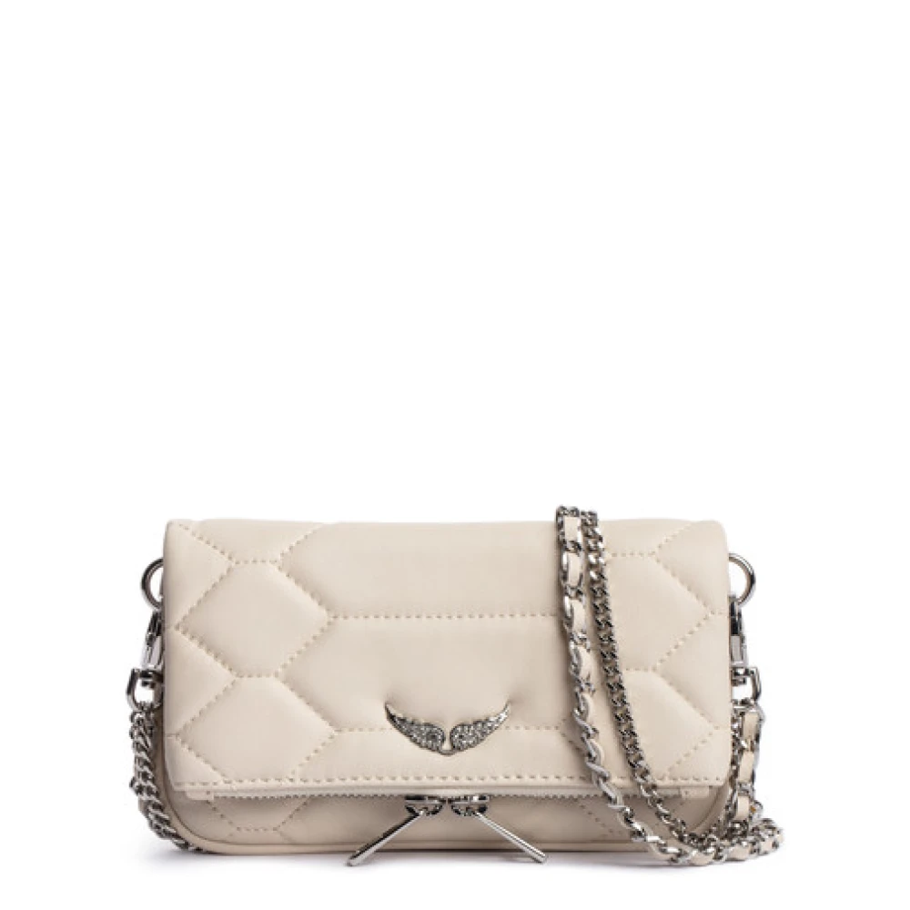 Zadig & Voltaire Nano XL Mat Scale Flash White Dames
