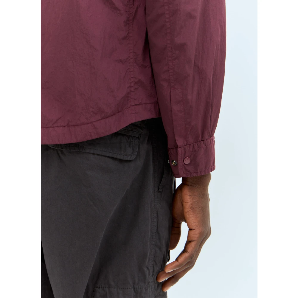 C.P. Company Nylon Overshirt Jas Purple Heren