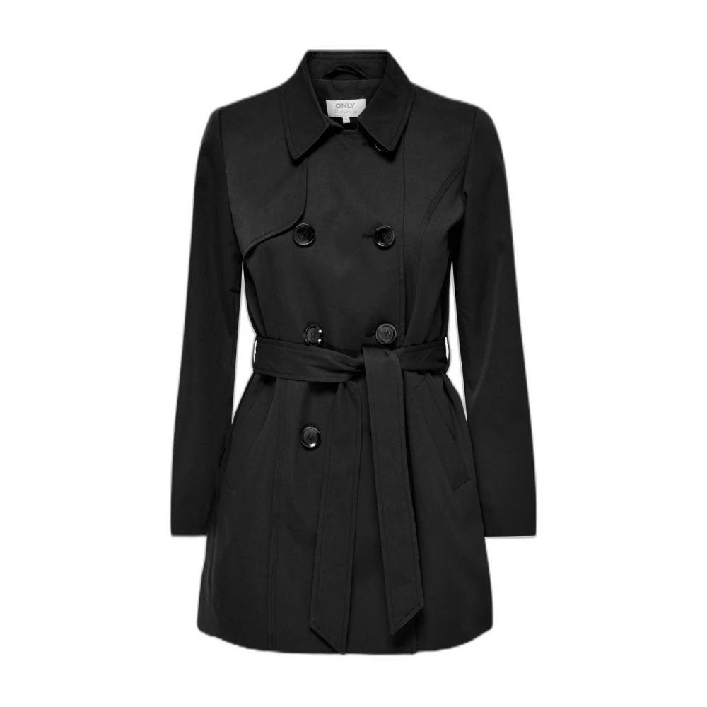Only - Trench - Noir -