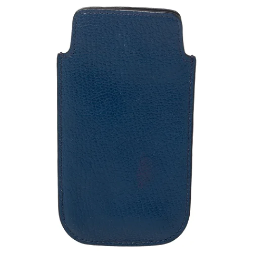 Miu Pre-owned Leather home-office Blue Dames