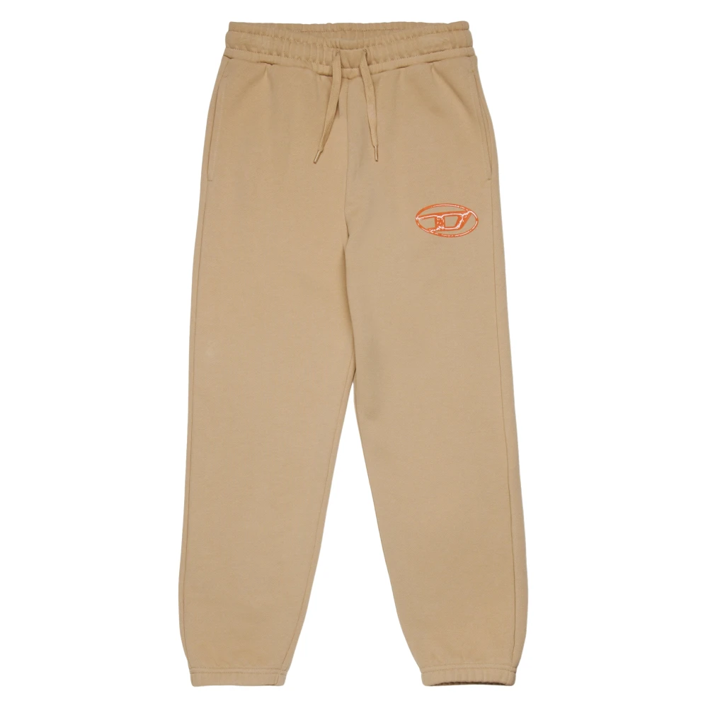 Diesel Boys Beige Logo Joggers - Sweatpants - 14 Y - Kids