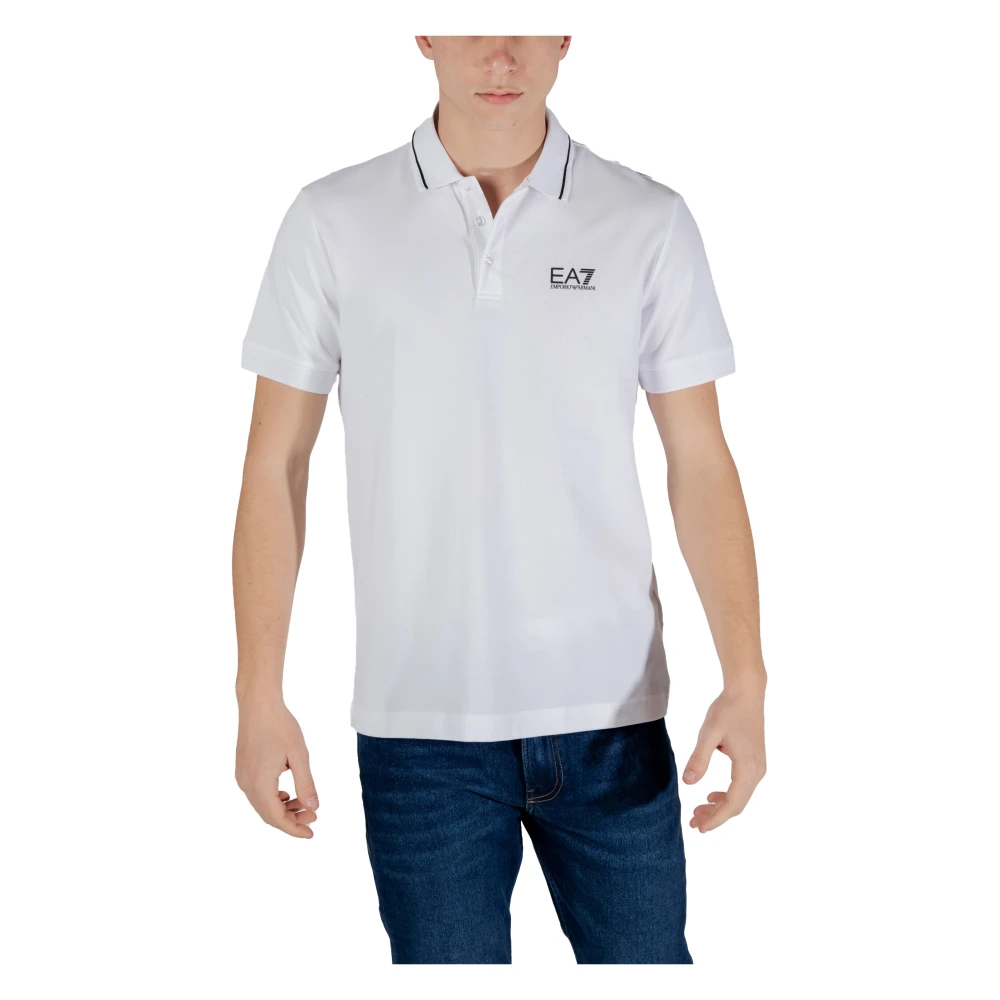 Emporio Armani Ea7 Uomo Bianco - Polo A Maniche Corte - Tops - S