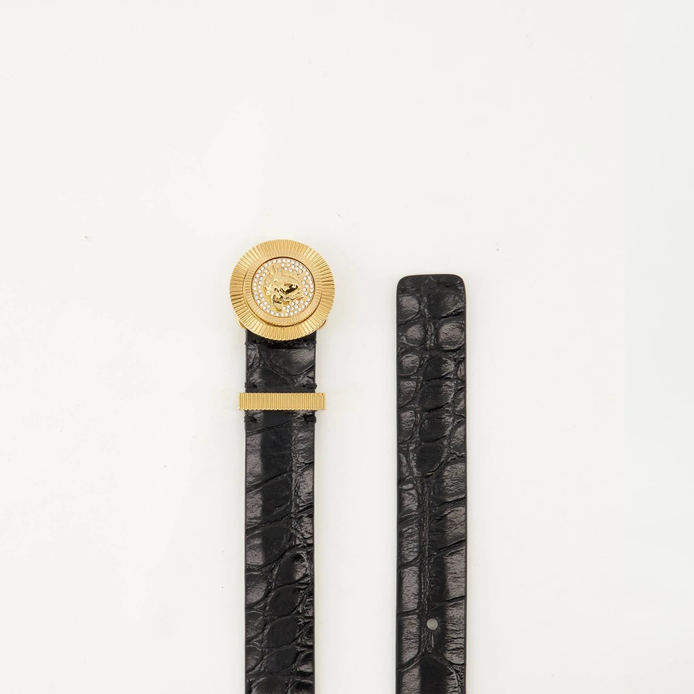 Versace Medusa Riem Lente-Zomer 2025 Collectie Black Dames