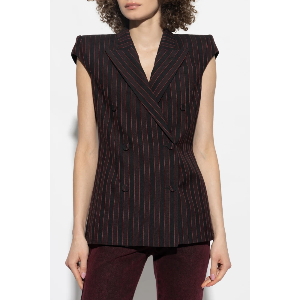 alexander mcqueen Wollen vest Black Dames