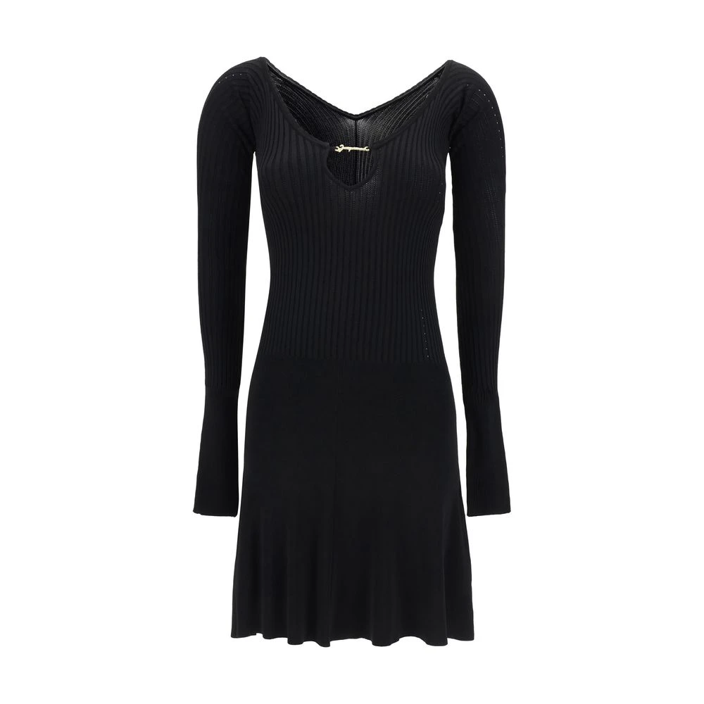 Elegant V-Neck Flared Dress - Jacquemus - Modalova