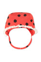 chapeaux-nouveau-nes-en-coton-rouge-a-pois