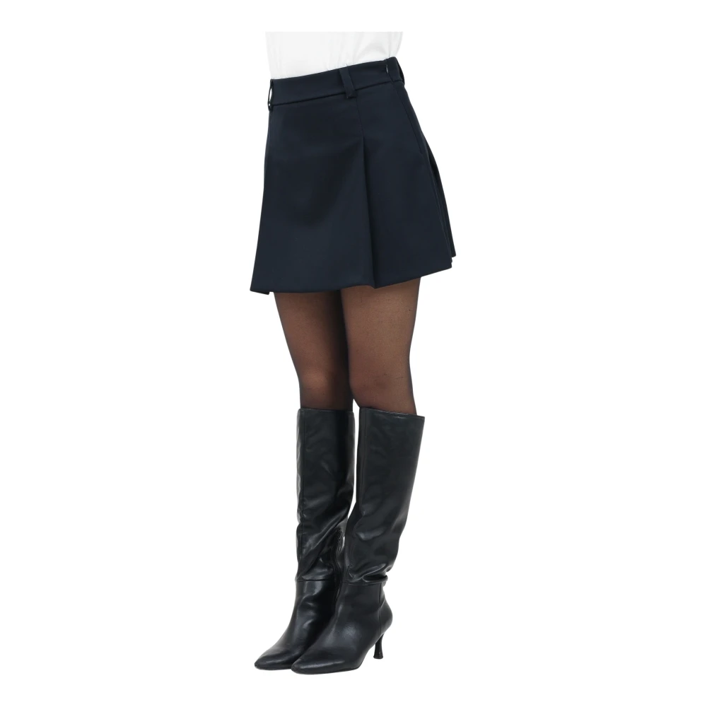ViCOLO Blauwe Korte Rok Klassieke Eigentijdse Stijl Blue Dames