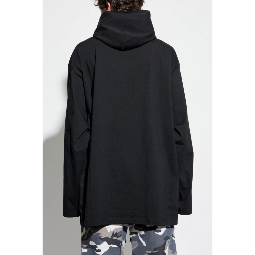 Balenciaga T-shirt uit de Skiwear collectie Black Heren