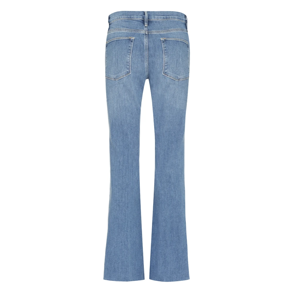 Frame Easy Flare Jeans met Contrast Stiksels Blue Dames