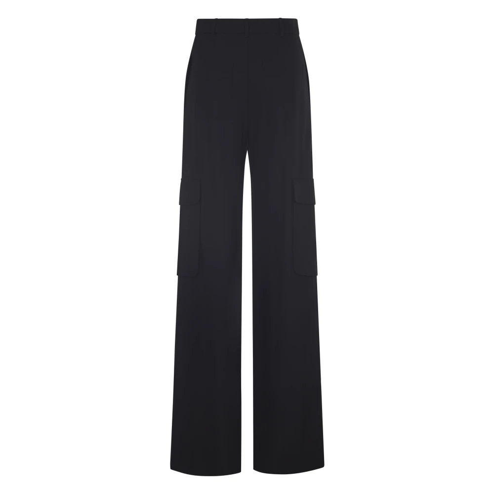 Max Mara Zwarte Lange Broek Black Dames