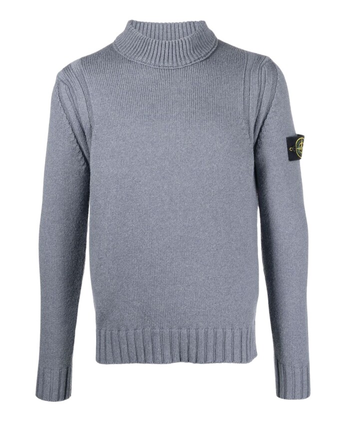 pull-gris-a-col-haut-cotele