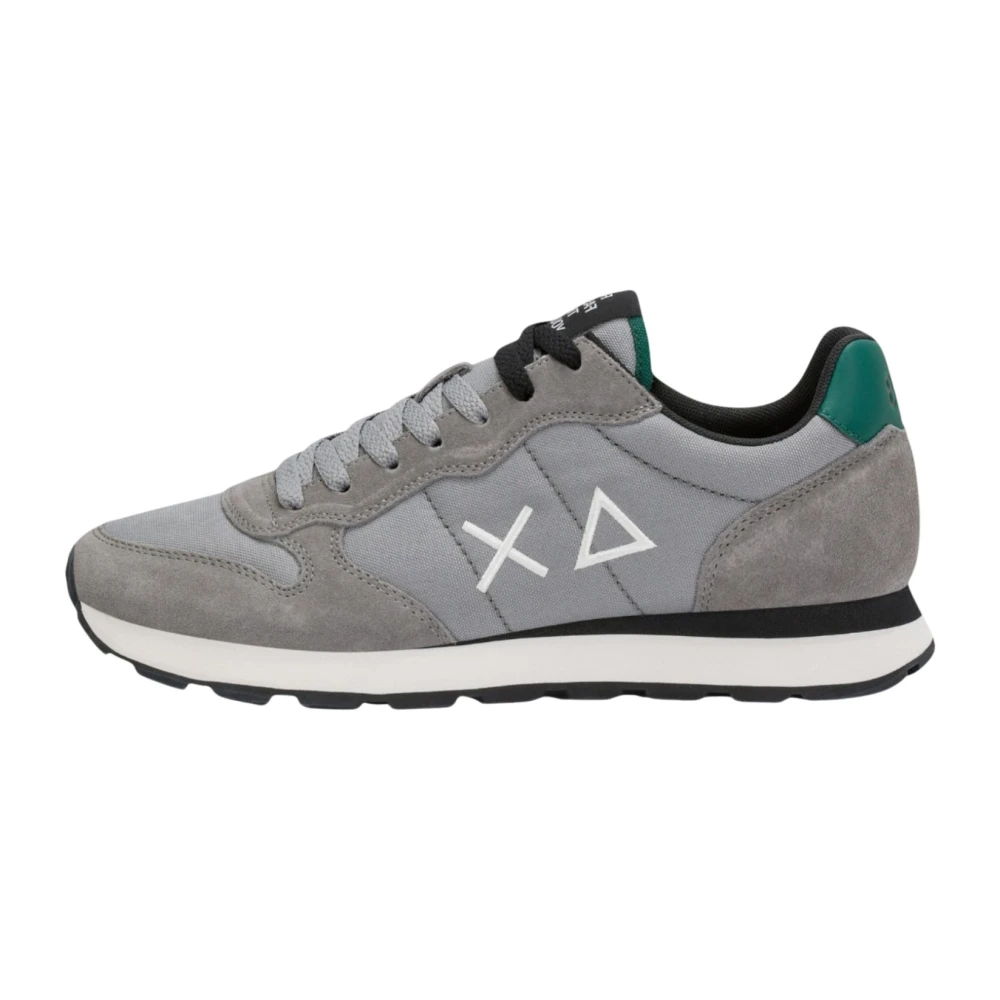 Sun 68 Uomo Grigio Sneaker Tom In Nylon E Suede - Immagine 2