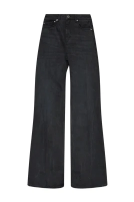 Cotton Wide-Leg Jeans