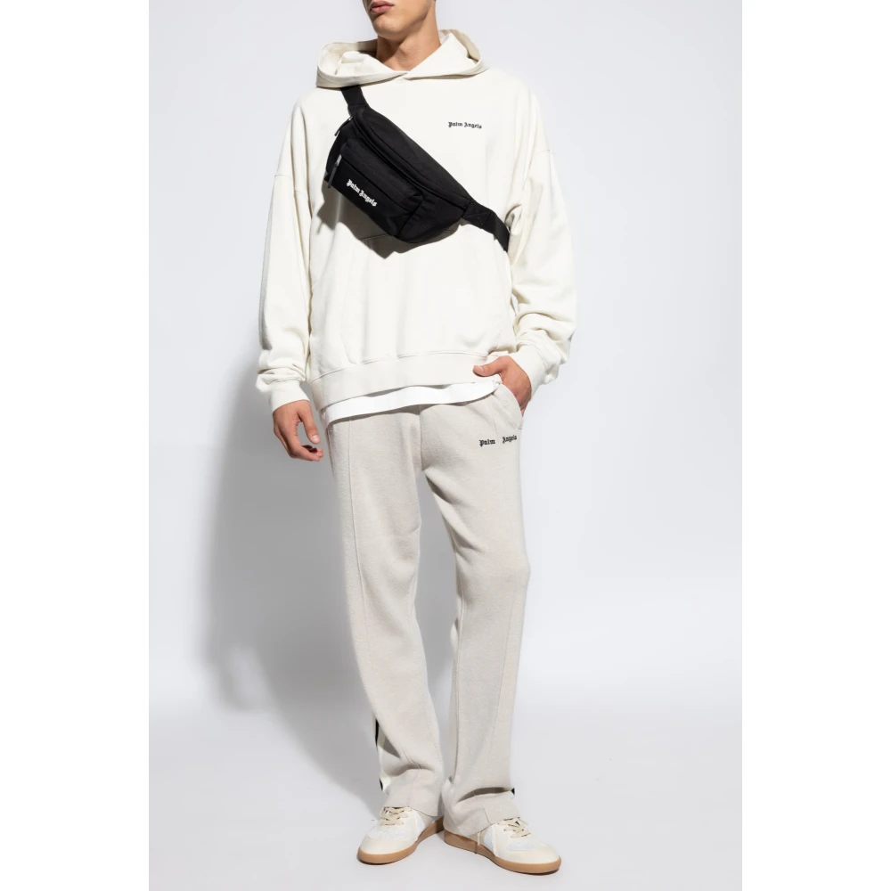Palm Angels Hoodie White Heren