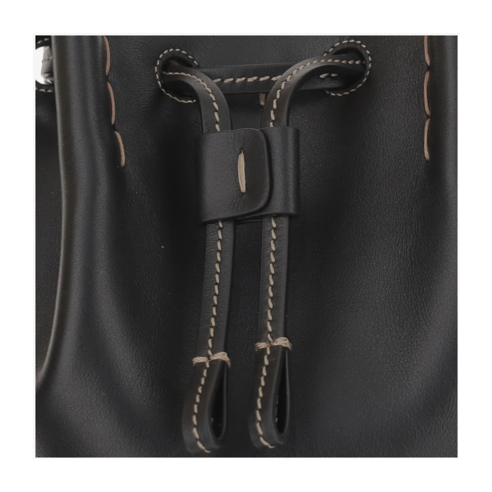 TOD'S Zwarte Leren Schoenen Black Dames