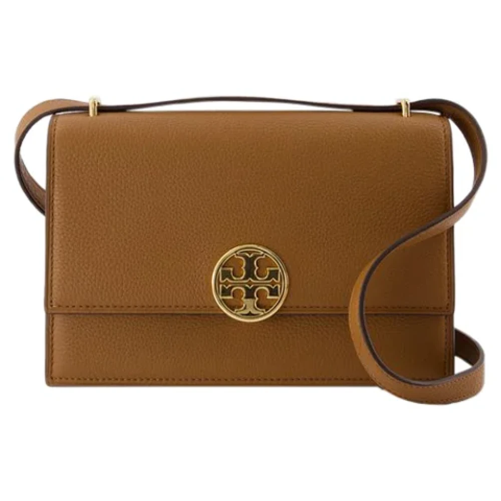 TORY BURCH Leather shoulder-bags Brown Dames