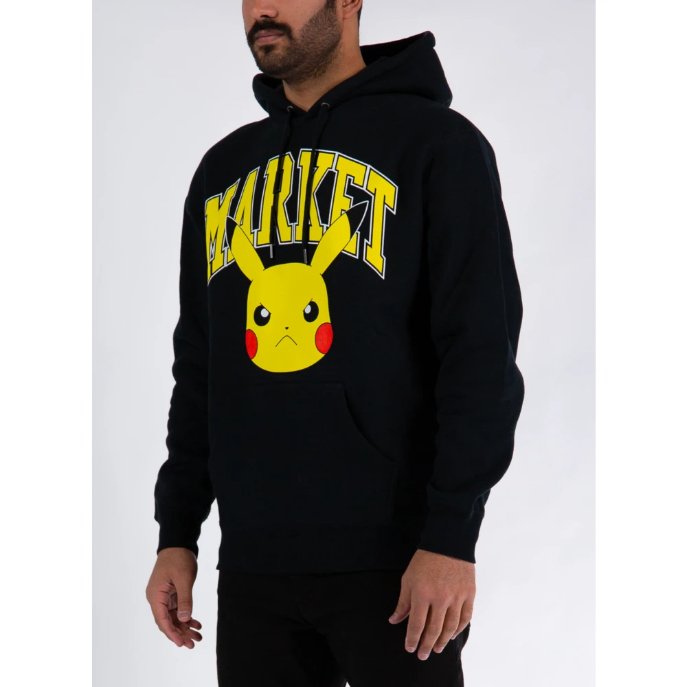Market Hoodies Black Heren
