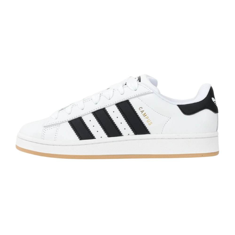 Adidas Originals , Sneakers, Male, White, 7 1/2 Uk, White Campus Trainers Modern Style