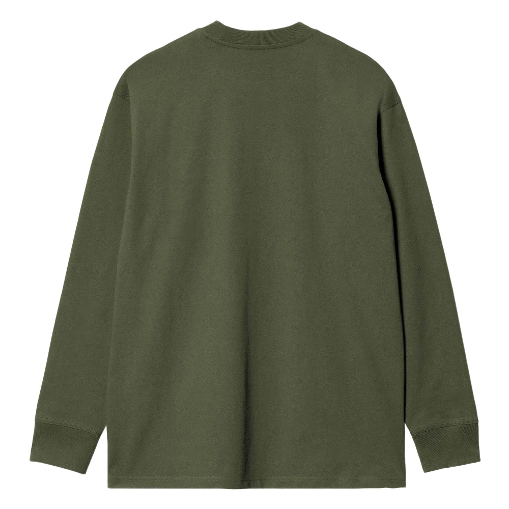 Carhartt WIP L S Amerikaanse longsleeve T-shirt Green Heren