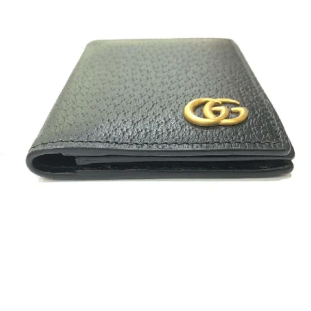 Gucci Vintage Pre-owned Leather home-office Black Dames