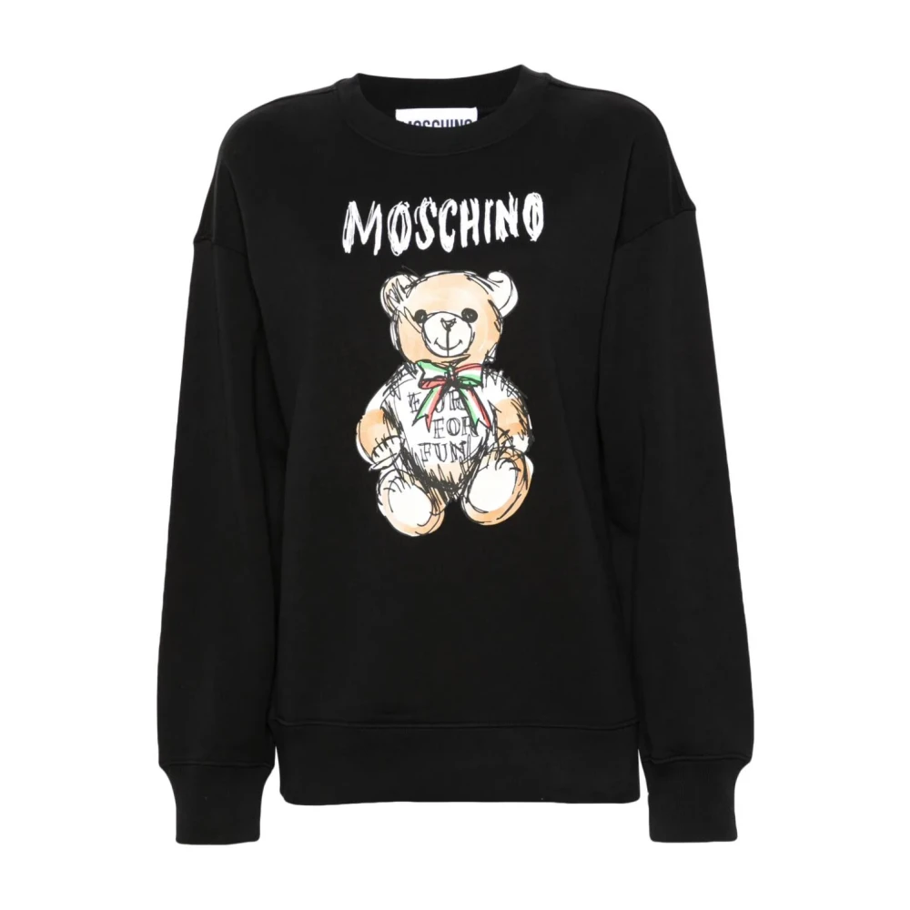 Moschino 1555C Felpa Sweatshirt Black Dames
