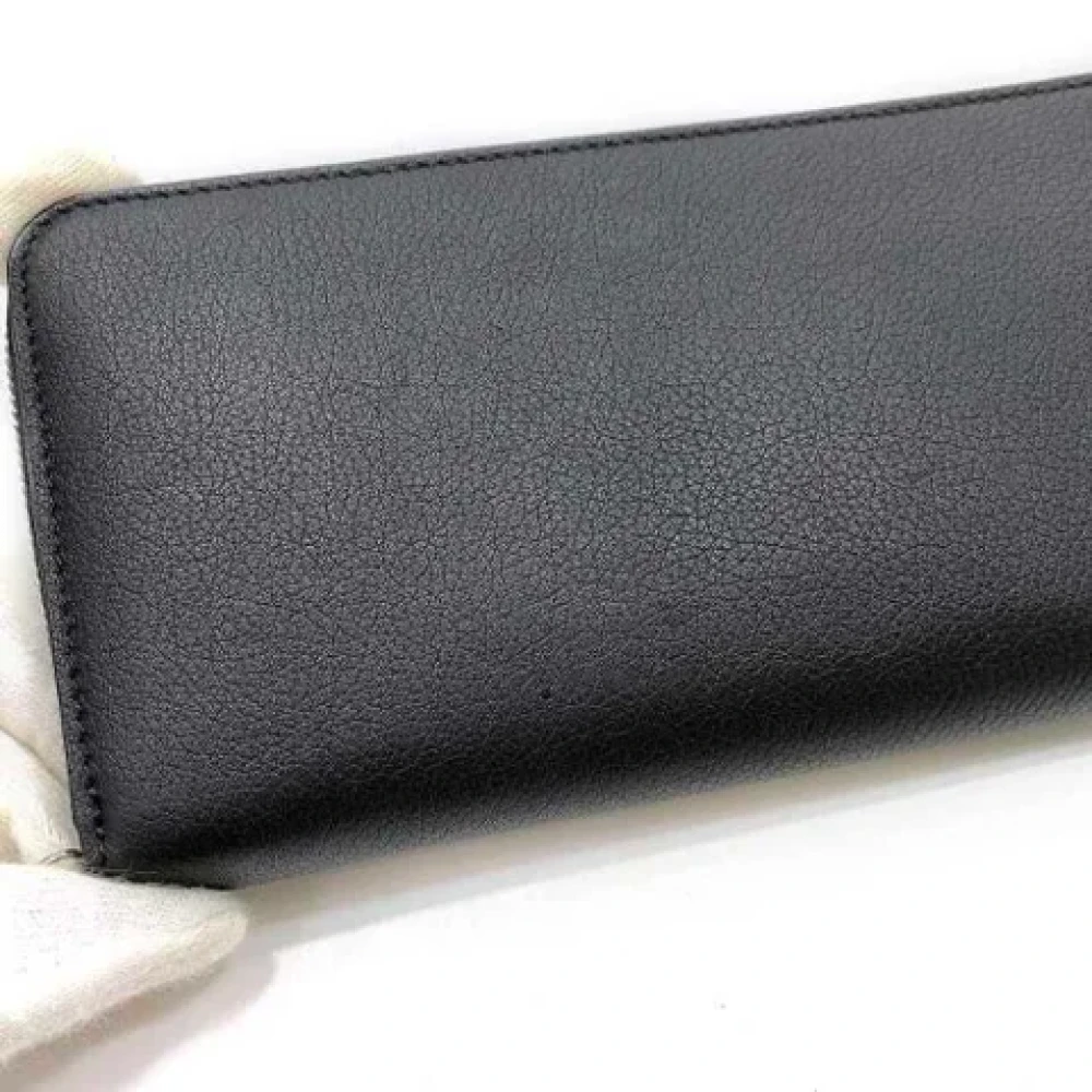 Loewe Pre-owned Leather wallets Black Heren