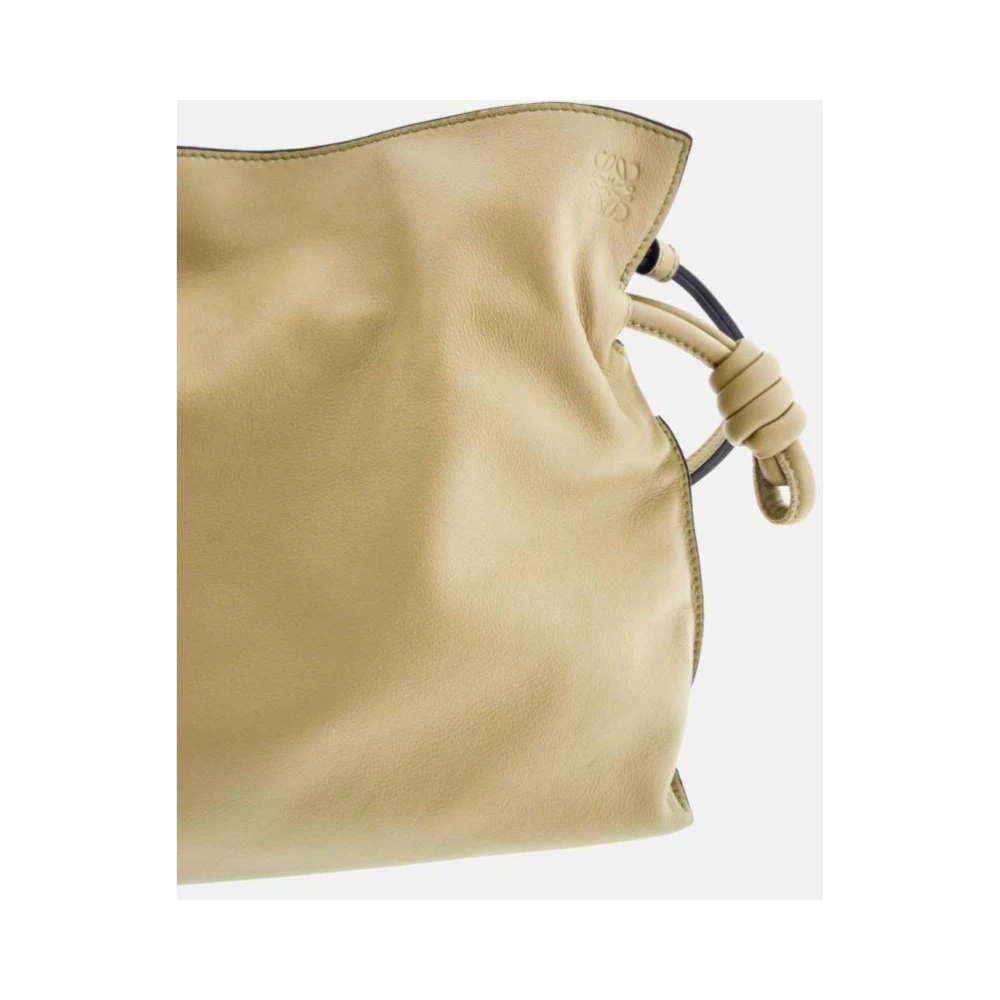 Loewe Flamenco Clutch Groen Leer Green Dames