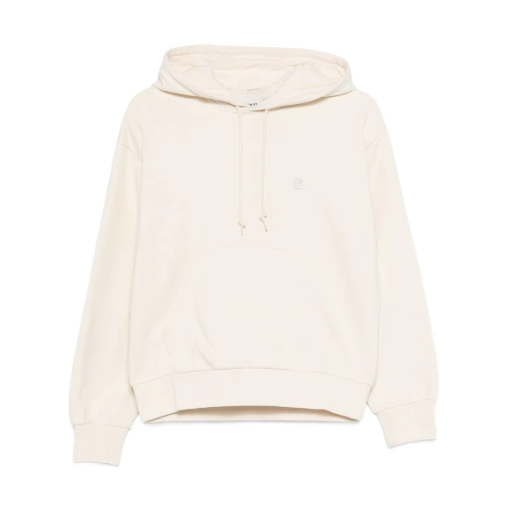 Carhartt Wip Women's Beige Hoodies, S, Butter Cotton Hoodie