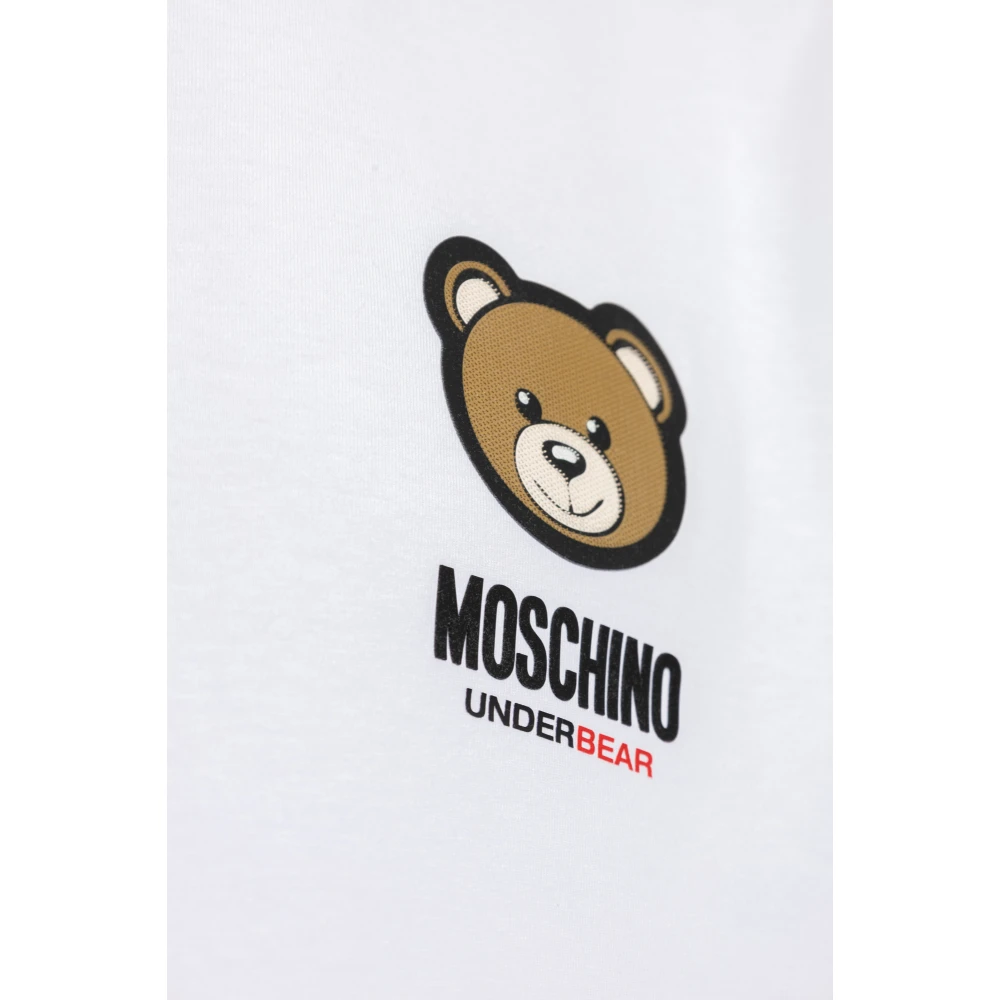 Moschino T-shirt uit de ondergoedcollectie White Heren