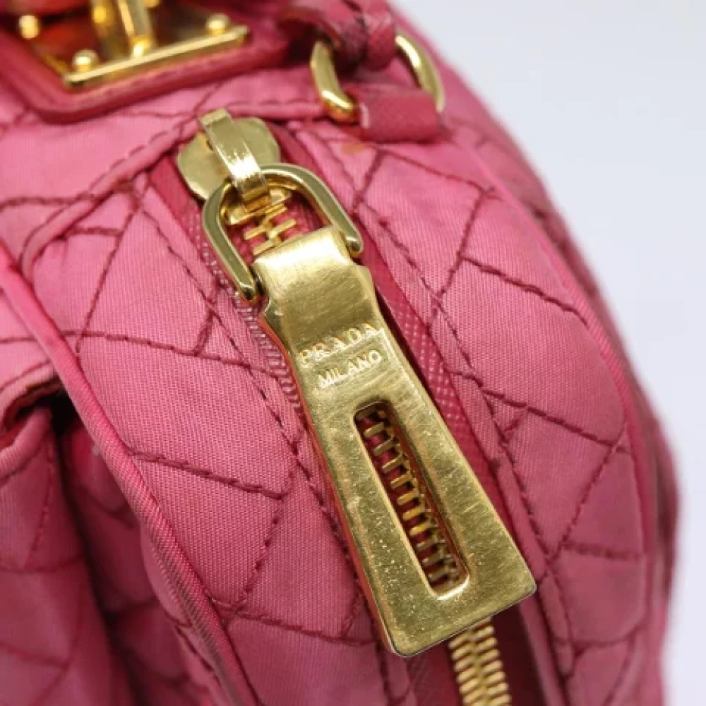 Prada Vintage Pre-owned Fabric prada-bags Pink Dames