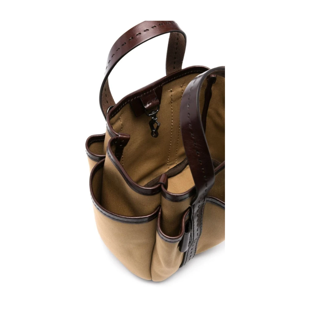 Max Mara Gardenca XS Bloemenjurk Brown Dames