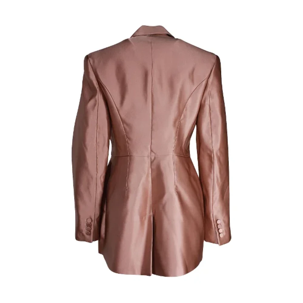 Alexander McQueen Pre-owned Silk tops Pink Dames