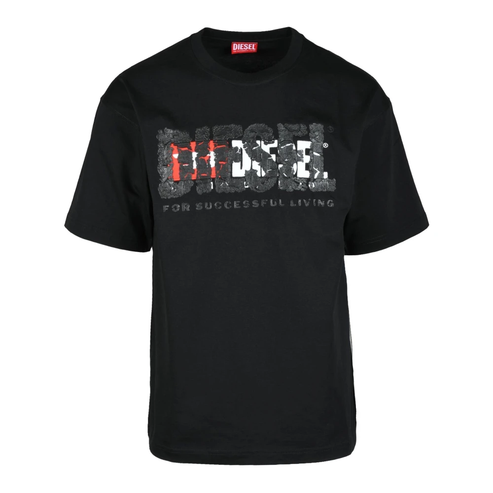 Diesel Tshirt Black Heren