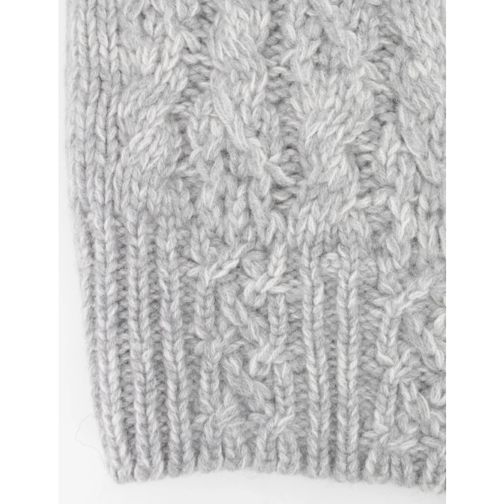 Ermanno Scervino Geometrisch Patroon Gebreide Trui Gray Dames