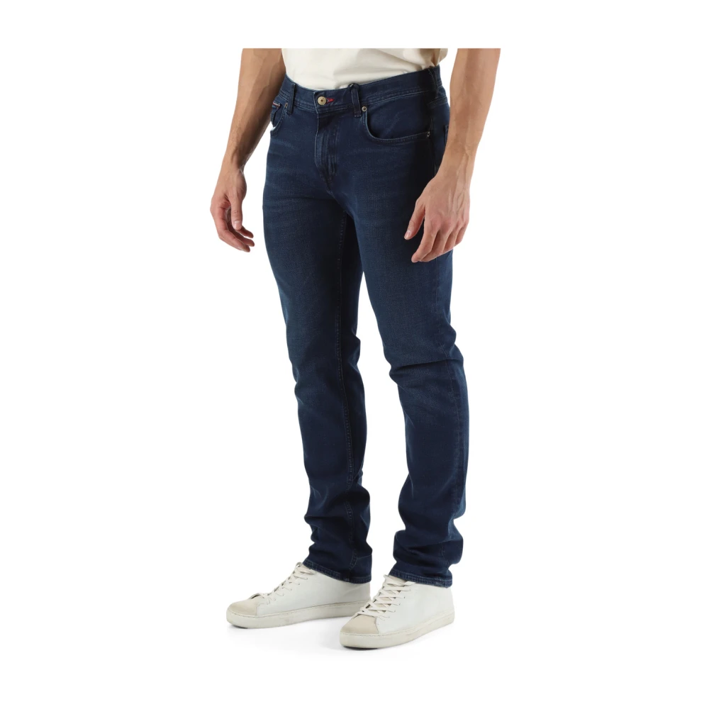 Tommy Hilfiger Straight Fit Jeans Vijf Zakken Denton Blue Heren