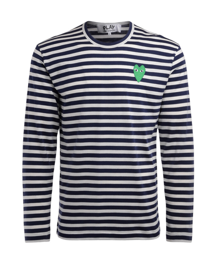 gestreept-t-shirt-met-lange-mouwen-en-groen-hart