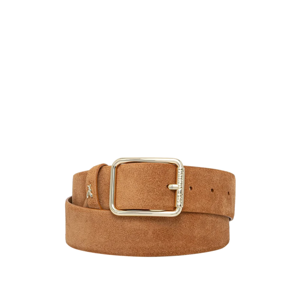 Patrizia Pepe Women's Beige Belts, Xs, Suede Belt