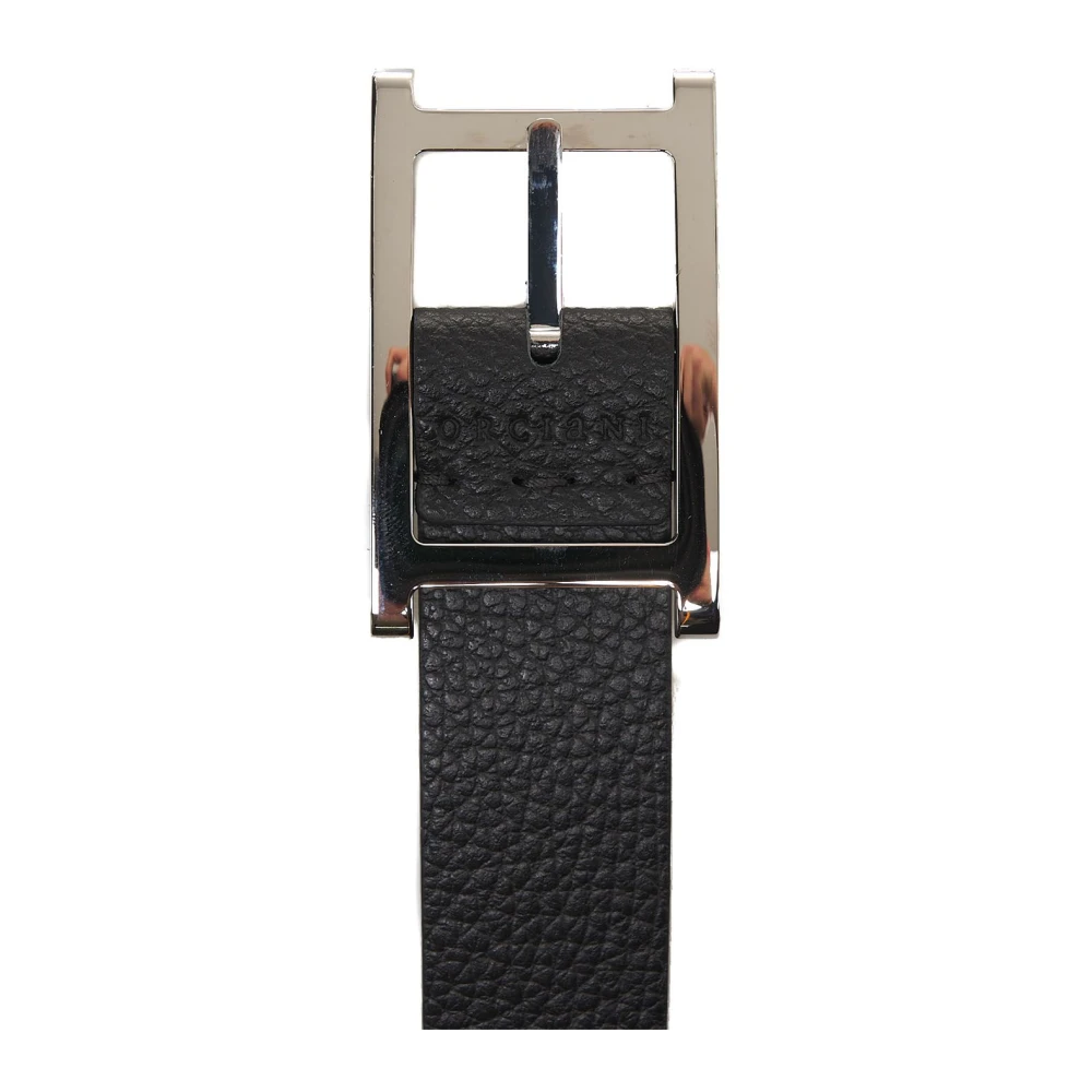 Orciani Zwarte Riemen voor Mannen Aw24 Black Heren