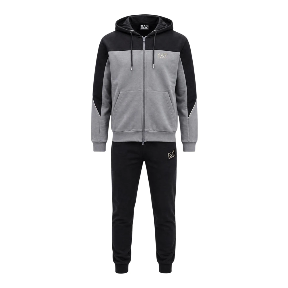 Emporio Armani Ea7 , Training, Male, Gray, S, Tracksuit Set
