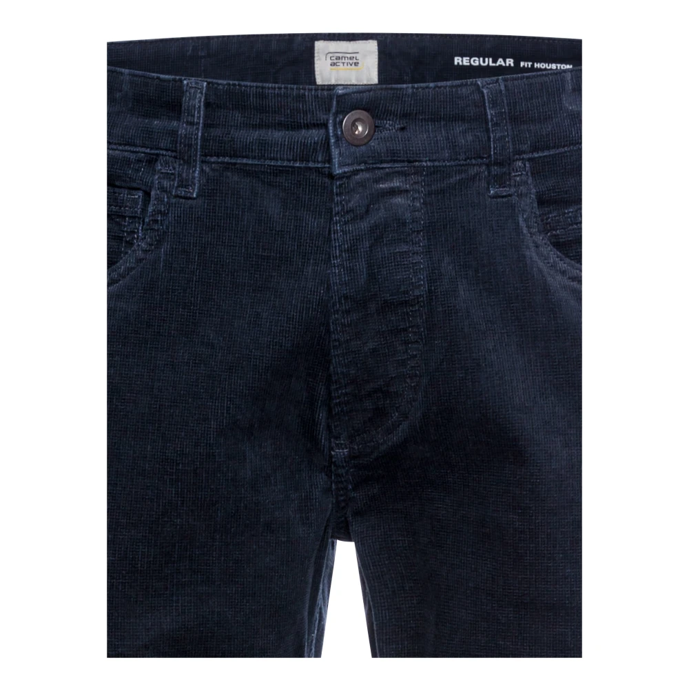 camel active Corduroy Zakbroek Blue Heren