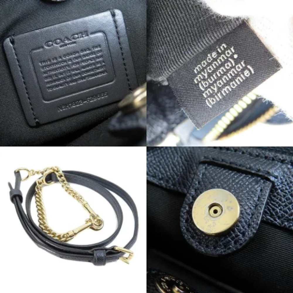 Coach Pre-owned Plastic handbags Black Dames