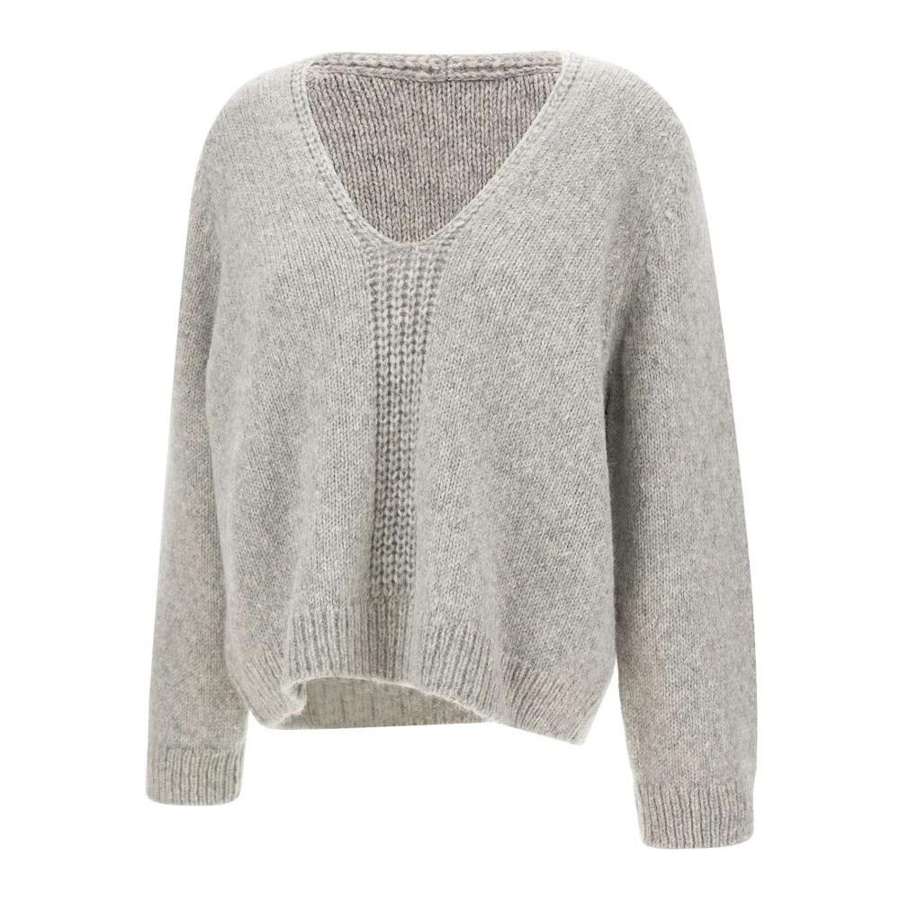 Closed Alpaca Wolmix Grijs Sweater Gray Dames
