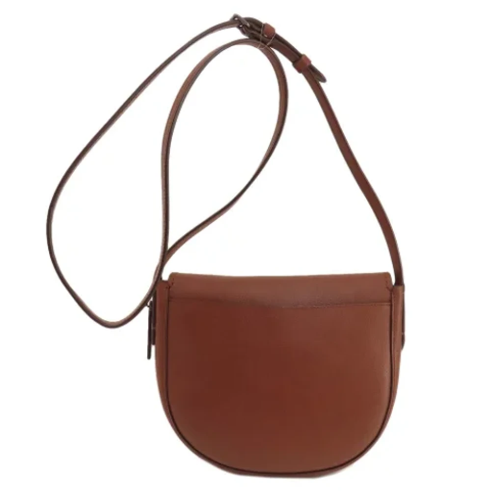 Coach Pre-owned Leather shoulder-bags Brown Dames