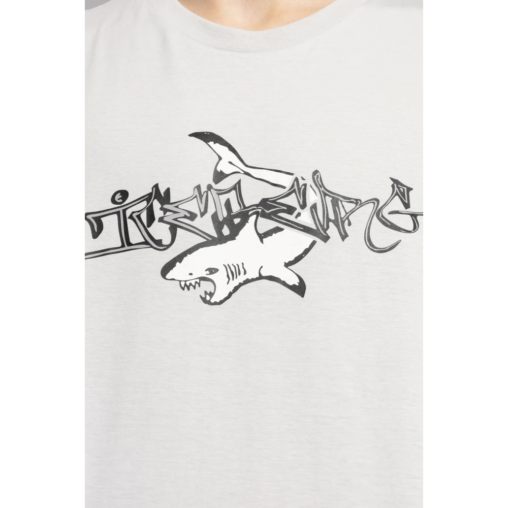 Iceberg T-shirt met logo White Heren