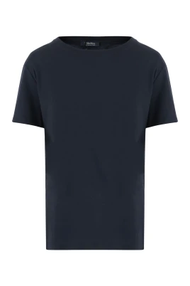 T-shirt i bomulls- och modaljersey